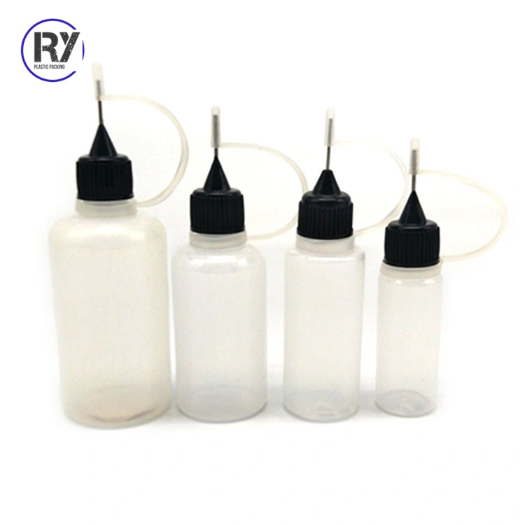 Cosmetic Packaging Long Nozzle Tip Cap Empty Plastic Body Pet Lotion Bottle