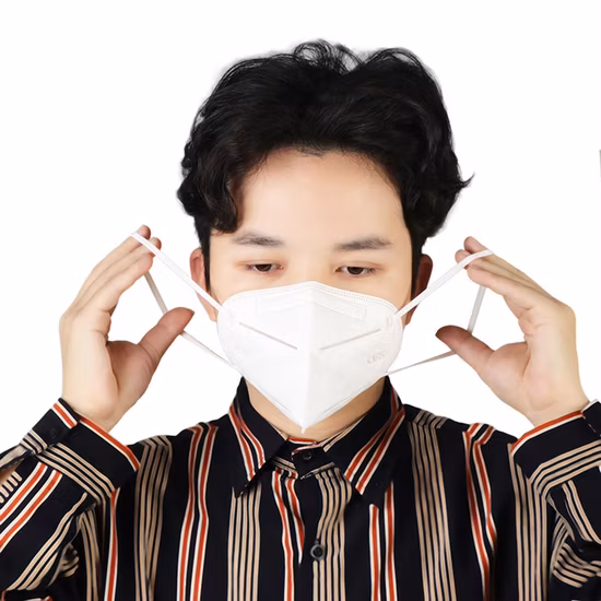 5겹 KN95 페이스 마스크 95% 멜트블로운 패브릭 필터 안티 PM2.5 인공호흡기 중국 표준 안전 마스크 일회용 마스크 KN95 마스크